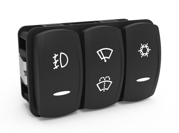 VM-Series 3 Pod Operator Control Module; multiplex switches that connect to J1939 CAN bus protocol.  