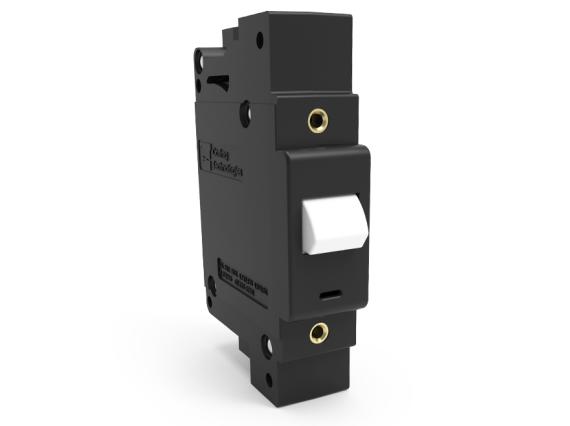 Single Color Low Profile Rocker, Single Pole, White Actuator