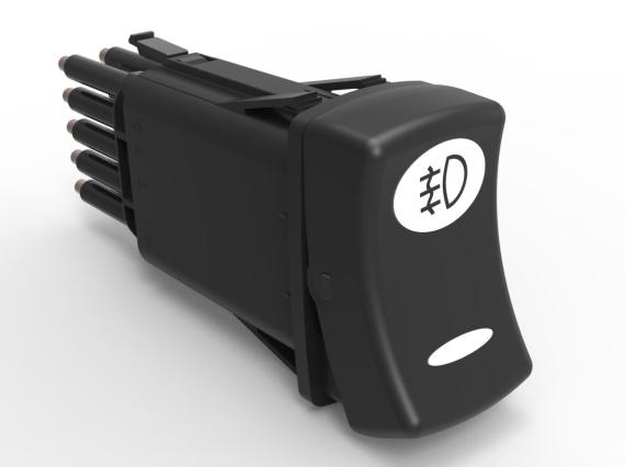 W-Series Fully Sealed (IP68) Rocker Switch